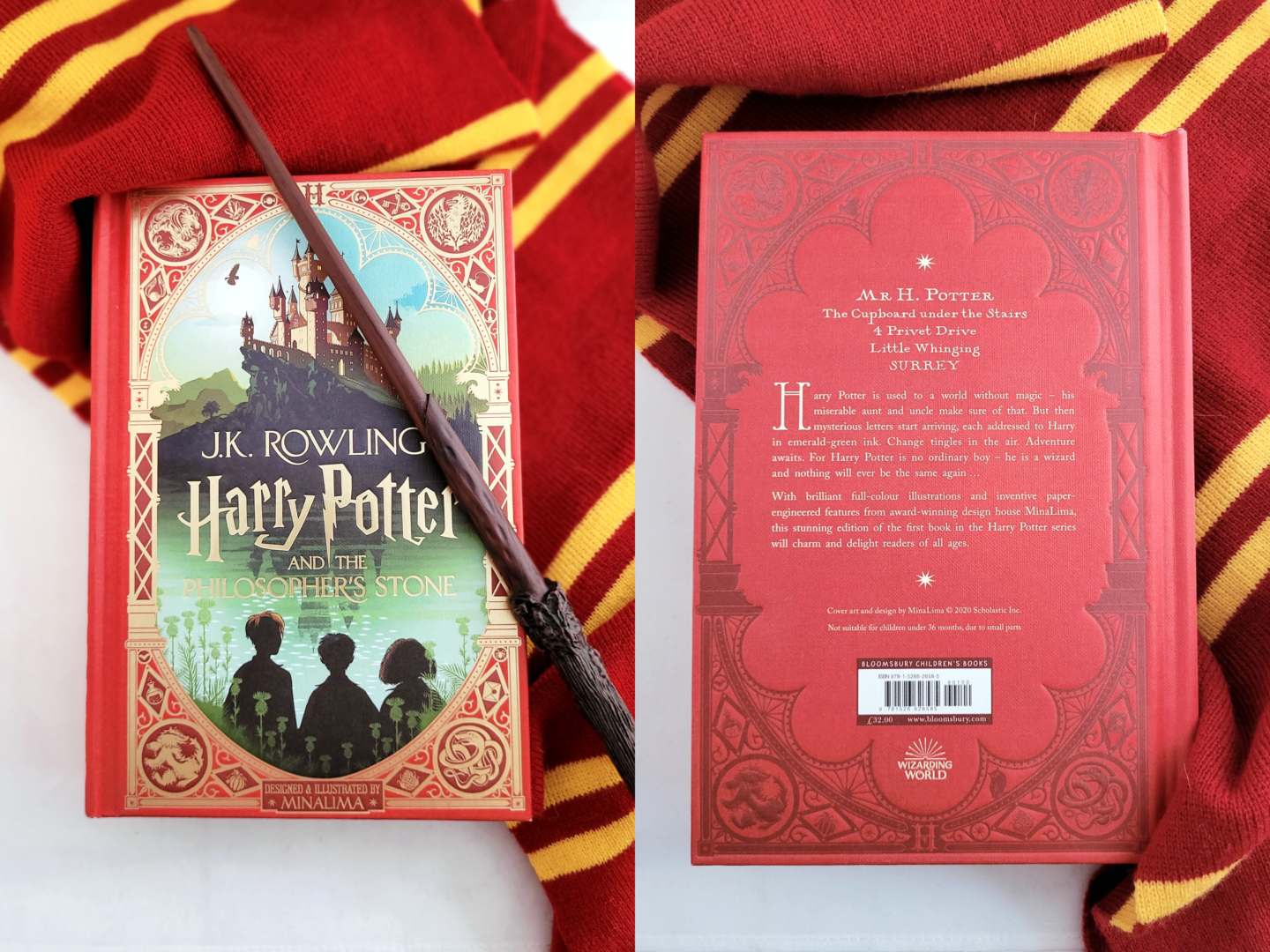 Harry Potter books by Minalima